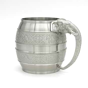 錫　アンティーク　香木入れ Amazon.co.jp: Oriental Pewter ビアマグ スズ97％以上 【錫97